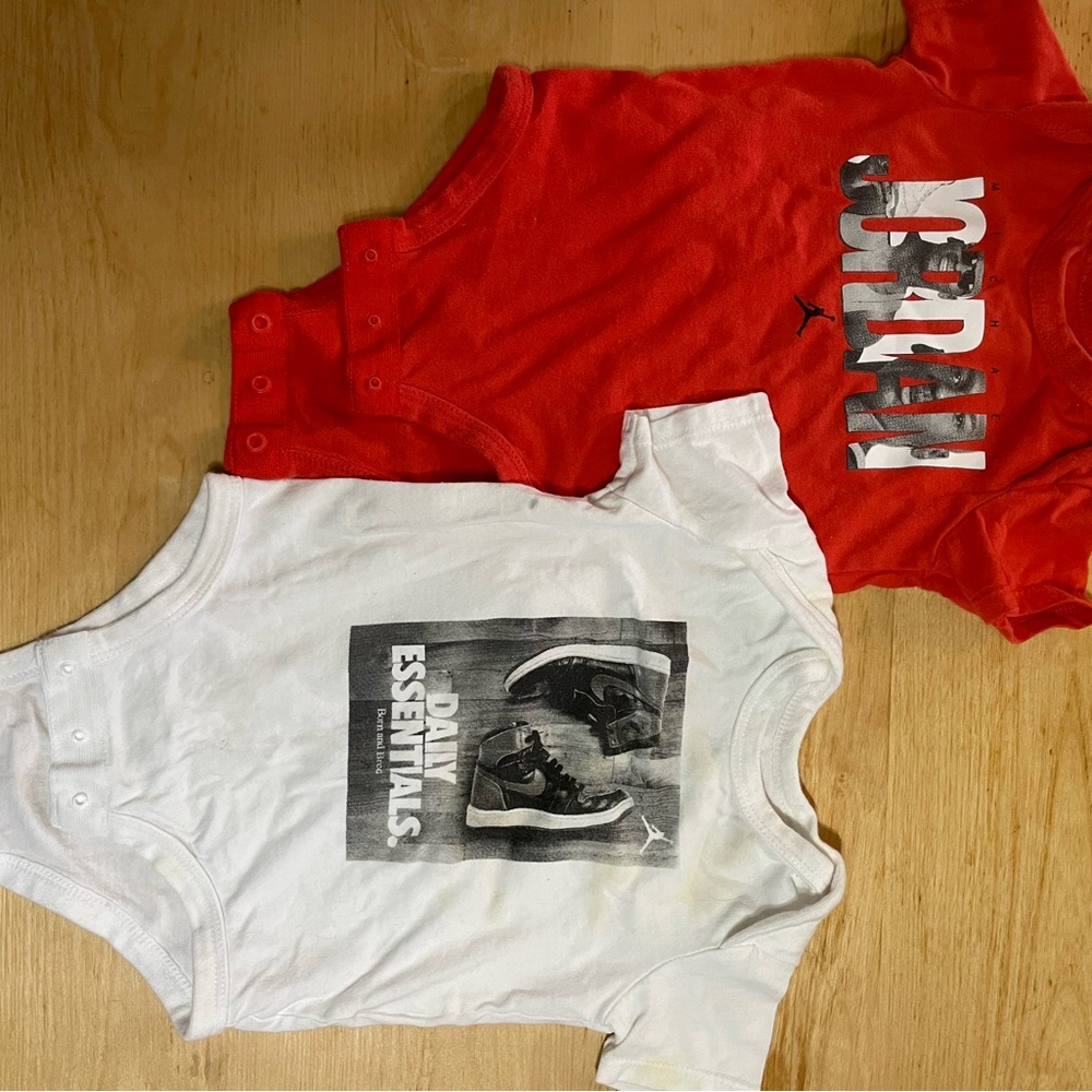Nike Red Infant Onesie